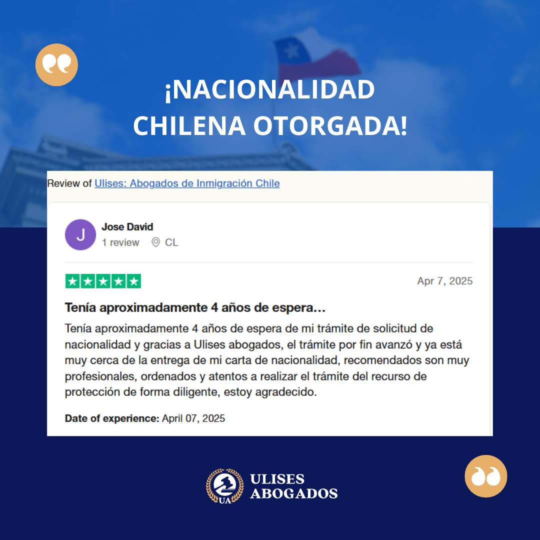 Nacionalidad chilena aprobada reseña