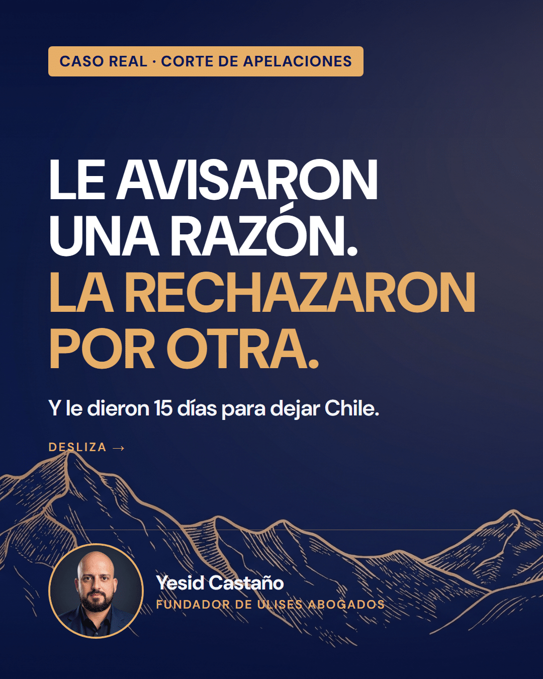 Le avisaron una razón, la rechazaron por otra: caso real ante la Corte de Apelaciones